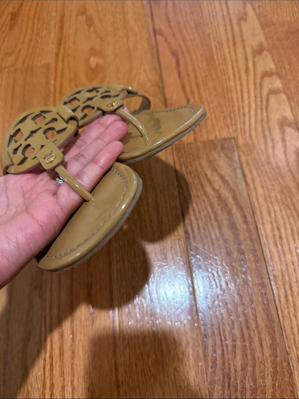 Tory Burch Miller Patent Sandal Size 6.5 - Picture 5 of 6
